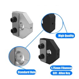 Filament Welder Connector 1.75mm PLA ABS TPU PETG Filament Breakage Connector For Ender 3Pro Anet SKR Aluminum 3D Printer Parts