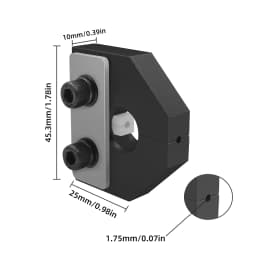 Filament Welder Connector 1.75mm PLA ABS TPU PETG Filament Breakage Connector For Ender 3Pro Anet SKR Aluminum 3D Printer Parts