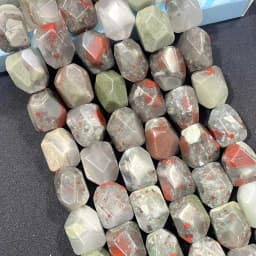 13*17MM Faceted Natural Stone Irregular Shape Agates Crystal Loose Spacer Beads For Jewelry Making DIY Necklace Bracelet