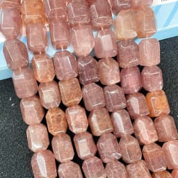 13*17MM Faceted Natural Stone Irregular Shape Agates Crystal Loose Spacer Beads For Jewelry Making DIY Necklace Bracelet