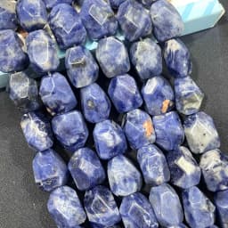 13*17MM Faceted Natural Stone Irregular Shape Agates Crystal Loose Spacer Beads For Jewelry Making DIY Necklace Bracelet