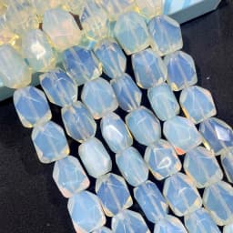 13*17MM Faceted Natural Stone Irregular Shape Agates Crystal Loose Spacer Beads For Jewelry Making DIY Necklace Bracelet