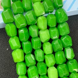 13*17MM Faceted Natural Stone Irregular Shape Agates Crystal Loose Spacer Beads For Jewelry Making DIY Necklace Bracelet
