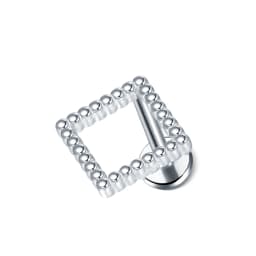 1PC Steel Moon Lighting Labret Bar Rings Crystal Flower Tragus Cartilage Piercing Rook Lobe Ear Helix Piercing Screw Fit Top 16g