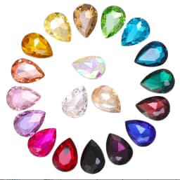 High Quality Crystal Water Drop Teardrop Glass Rhinestone For Garment Craft Charm Jewelry 3D Nail Arts Diy Jewelry Accessories