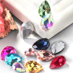 High Quality Crystal Water Drop Teardrop Glass Rhinestone For Garment Craft Charm Jewelry 3D Nail Arts Diy Jewelry Accessories