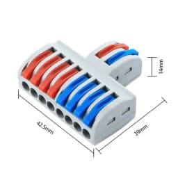 STONEGO Wire Fast Connector 2 In 4/6/8 Out Wire Splitter Terminal Compact Wiring Cable Connector