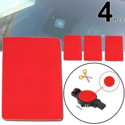 4Pcs Car Rain Light Sensor Gel Adhesive FILM Silicone Cushion Pad Windscreen Windshield Chip Repair Kit Tape Accessories Styling