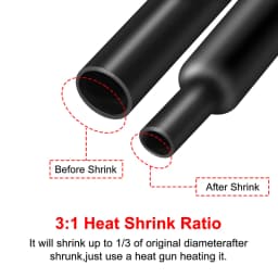 5M 3:1 Heat Shrink Tube With Glue Inside Diameter 1.6/2.4/3.2/4.8/6.4/7.9/9.5/12.7mm Adhesive Lined Sleeve Wrap