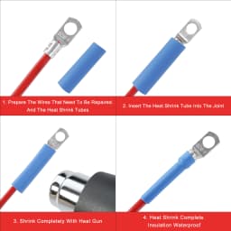5M 3:1 Heat Shrink Tube With Glue Inside Diameter 1.6/2.4/3.2/4.8/6.4/7.9/9.5/12.7mm Adhesive Lined Sleeve Wrap
