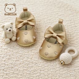 Baby Girl Toddler Shoes Baby embroidery Love Style Baby's First Pair of Step Shoes Breathable Non-Slip Fashion