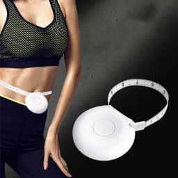 Measuring Tape 200cm/80 Inch Noise Elimination Body Waist Chest Measurement Retractable Measuring Ruler Fitness Ruler