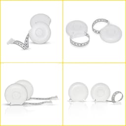 Measuring Tape 200cm/80 Inch Noise Elimination Body Waist Chest Measurement Retractable Measuring Ruler Fitness Ruler