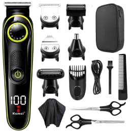 Kemei 696 Electric Hair Clipper Multifunctional Trimmer For Men Electric Shaver For Men's Razor Nose 5 In 1 Professional Trimmer