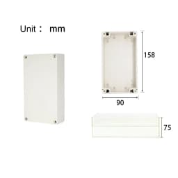 Junction ABS Box for Electronic Project Electrical Cable IP67 Outdoor Waterproof Plastic Cases DIY Sealed Enclosure Wire Box Kit