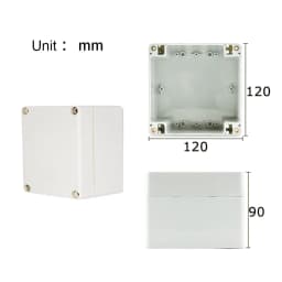 Junction ABS Box for Electronic Project Electrical Cable IP67 Outdoor Waterproof Plastic Cases DIY Sealed Enclosure Wire Box Kit