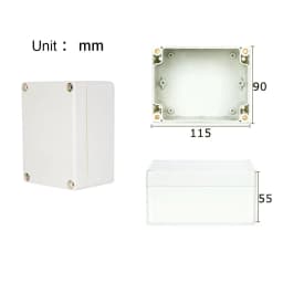 Junction ABS Box for Electronic Project Electrical Cable IP67 Outdoor Waterproof Plastic Cases DIY Sealed Enclosure Wire Box Kit