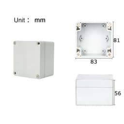 Junction ABS Box for Electronic Project Electrical Cable IP67 Outdoor Waterproof Plastic Cases DIY Sealed Enclosure Wire Box Kit