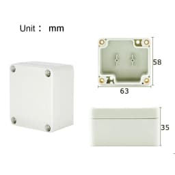 Junction ABS Box for Electronic Project Electrical Cable IP67 Outdoor Waterproof Plastic Cases DIY Sealed Enclosure Wire Box Kit