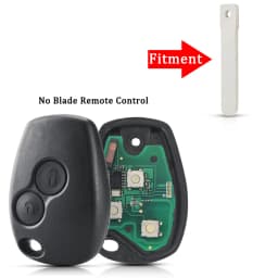 KEYYOU Remote Key 2 Buttons For Renault Duster Modus Clio 3 Twingo DACIA Logan Sandero Kangoo 433MHz PCF7946/PCF7947/pcf7952E