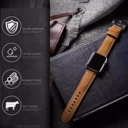 For Apple Watch Band High Quality Leather Strap Men for Series 12 11 10 9 7 8 Ultra 3 2 49mm 44mm 46mm Watch Band 45mm 41mm 42mm