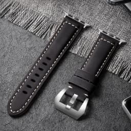 For Apple Watch Band High Quality Leather Strap Men for Series 12 11 10 9 7 8 Ultra 3 2 49mm 44mm 46mm Watch Band 45mm 41mm 42mm