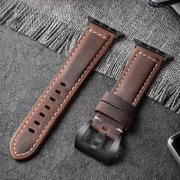 For Apple Watch Band High Quality Leather Strap Men for Series 12 11 10 9 7 8 Ultra 3 2 49mm 44mm 46mm Watch Band 45mm 41mm 42mm