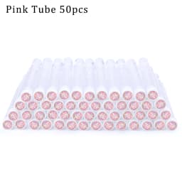 50/100pcs Diamond Eyebrow Brush Tube Disposable Eyelash Brush Reusable Crystal Eyelash Brush Replaceable Dust-proof Makeup Sets