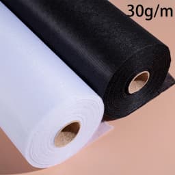 5 meters/lot (5.4 yards)*1meter(1.09yard) Lightweight Non-Woven Fusible Interlining Fabric Apparel Sewing DIY Accessory 30g/m