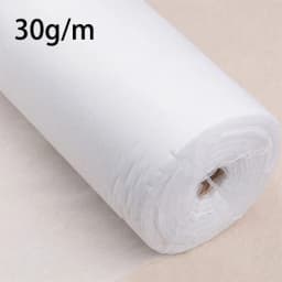 5 meters/lot (5.4 yards)*1meter(1.09yard) Lightweight Non-Woven Fusible Interlining Fabric Apparel Sewing DIY Accessory 30g/m