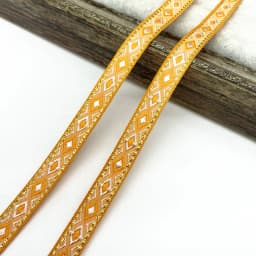 2 yards 13mm Vintage Ethnic Embroidery Ribbon Lace Trim DIY Clothes Bag Accessories Embroidered Fabric