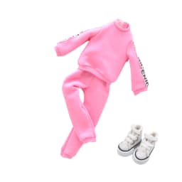 Blyth Clothes Azone OB22 OB24 Doll Accessories Fashion Short T Black White Jeans Plaid Pants Toy Gift