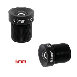 HD CCTV LENS 1080P 2.8/3.6/6mm Security Camera Lens M12 2MP Aperture F1.8, 1/2.5" Image Format Surveillance Camera Lens