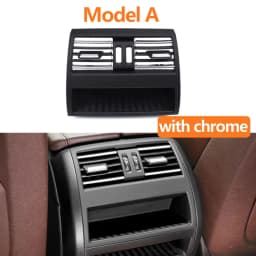 LHD RHD Front Central Left Right Rear AC Conditioner Chromed Air Vent Grille Outlet Panel For BMW 5 Series F10 F11 2010-2017