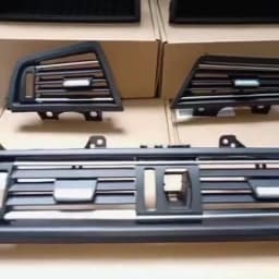 LHD RHD Front Central Left Right Rear AC Conditioner Chromed Air Vent Grille Outlet Panel For BMW 5 Series F10 F11 2010-2017