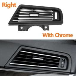 LHD RHD Front Central Left Right Rear AC Conditioner Chromed Air Vent Grille Outlet Panel For BMW 5 Series F10 F11 2010-2017