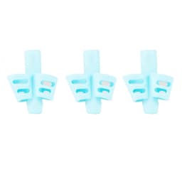 3Pcs/Set Soft Silica Pencil Grasp Two-Finger Gel Pen Grips Children Writing Training Correction Tool Pens Holding for Kids Gifts