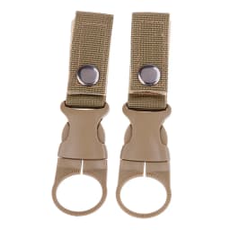 Outdoor Waterbottle Buckle Hook Nylon Webbing Buckle Hook Climb Carabiner Belt Backpack Hanger Camp Water Bottle Holder Clip