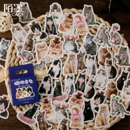 46Pcs/Box Green Forest Series Stickers Aesthetic Stickers Diary Planner Decorative Mobile Stickers Scrapbooking Craft Sticker