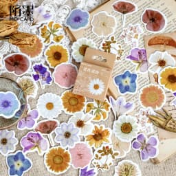 46Pcs/Box Green Forest Series Stickers Aesthetic Stickers Diary Planner Decorative Mobile Stickers Scrapbooking Craft Sticker