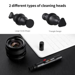 K&F Concept Lens Cleaning Pen with Retractable Soft Brush for DSLR Cameras and Sensitive Electronics Optics Cleaning Tool