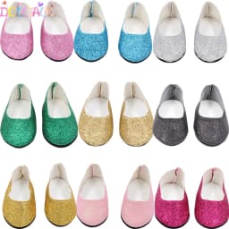 7cm Cheap Simple Doll Shoes Clothes Handmade Boots For 18 Inch American&43Cm Baby New Born Doll Accessories For OG Girl Toy Gift