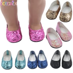 7cm Cheap Simple Doll Shoes Clothes Handmade Boots For 18 Inch American&43Cm Baby New Born Doll Accessories For OG Girl Toy Gift