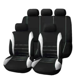 Auto Parts Car Seat Cover Polyester Fabric 2/4/9 Piece Set Four Season Universal Front/Rear Car Seat Cushion