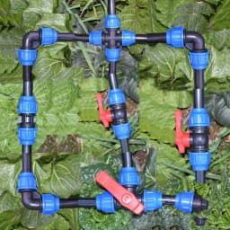 20/25/32/40/50/63mm PVC PE Tube Tap Water Splitter Plastic Quick Valve Connector Garden Farm Irrigation Water Pipe Fittings