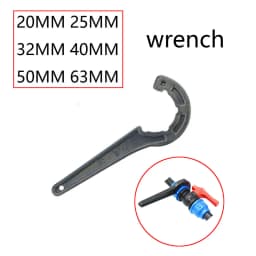 20/25/32/40/50/63mm PVC PE Tube Tap Water Splitter Plastic Quick Valve Connector Garden Farm Irrigation Water Pipe Fittings