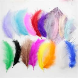 Natural Turkey Feathers Plumes 4-6 Inches 10-15cm Marabou Feather Plume Fluffy Wedding Dress DIY Jewelry Decor Accessories