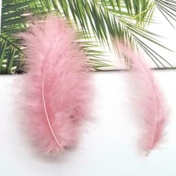 Natural Turkey Feathers Plumes 4-6 Inches 10-15cm Marabou Feather Plume Fluffy Wedding Dress DIY Jewelry Decor Accessories