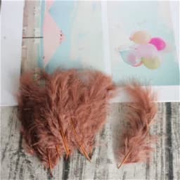 Natural Turkey Feathers Plumes 4-6 Inches 10-15cm Marabou Feather Plume Fluffy Wedding Dress DIY Jewelry Decor Accessories