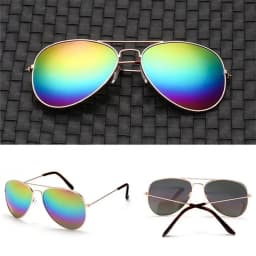 2026 New Double Bridge Sunglasse for Woman Alloy Frame Mirror Lens Sun Glasses Female Male Fashion Eyewear for Men Eyeglasses